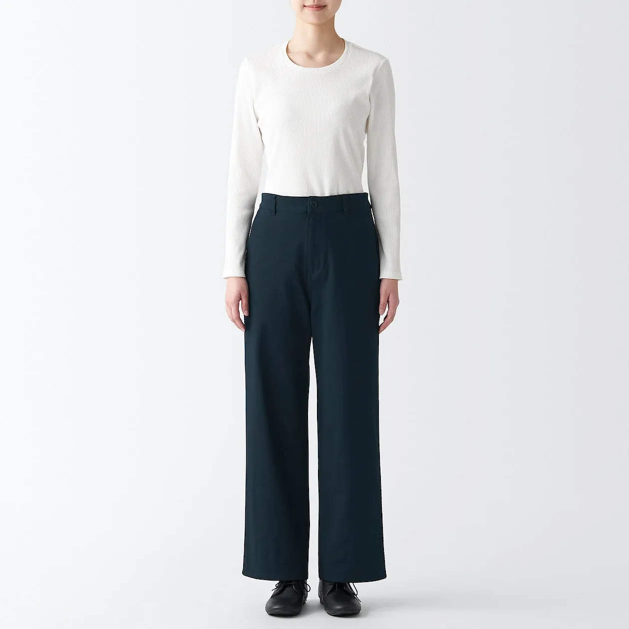 4-Way Stretch Chino Wide Straight Pants