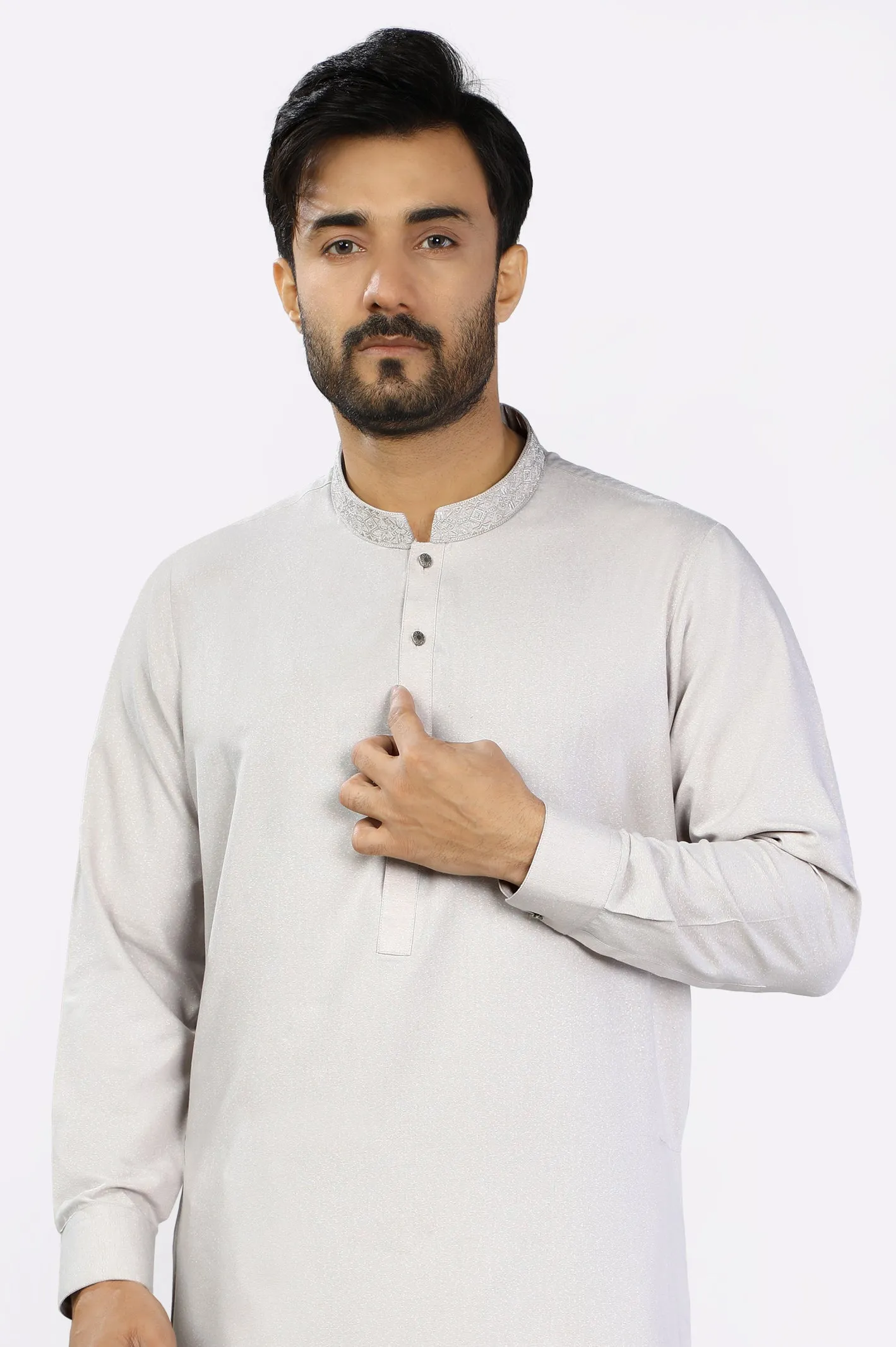 Beige Wash & Wear Shalwar Kameez