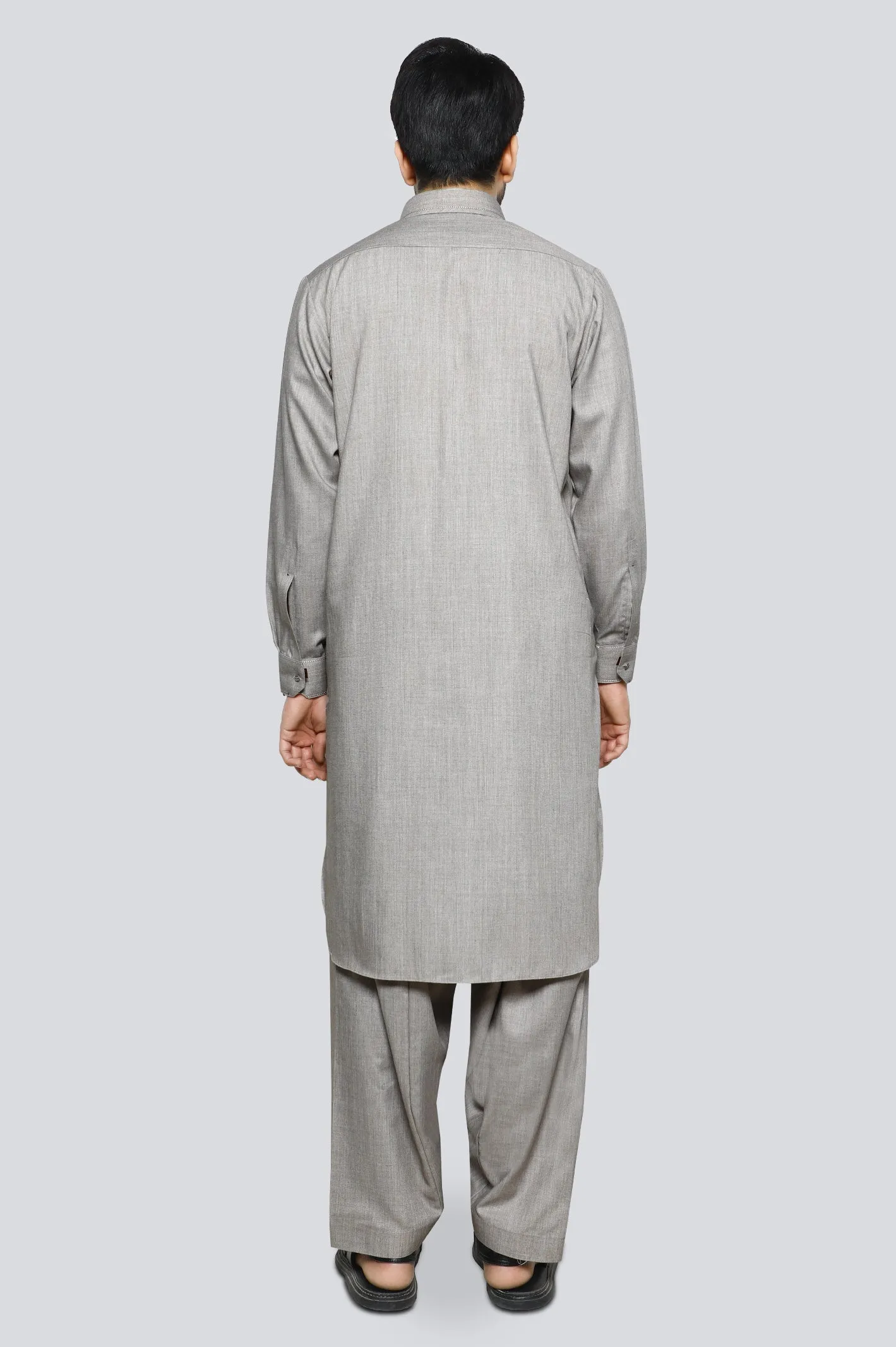 Beige Wash & Wear Shalwar Kameez