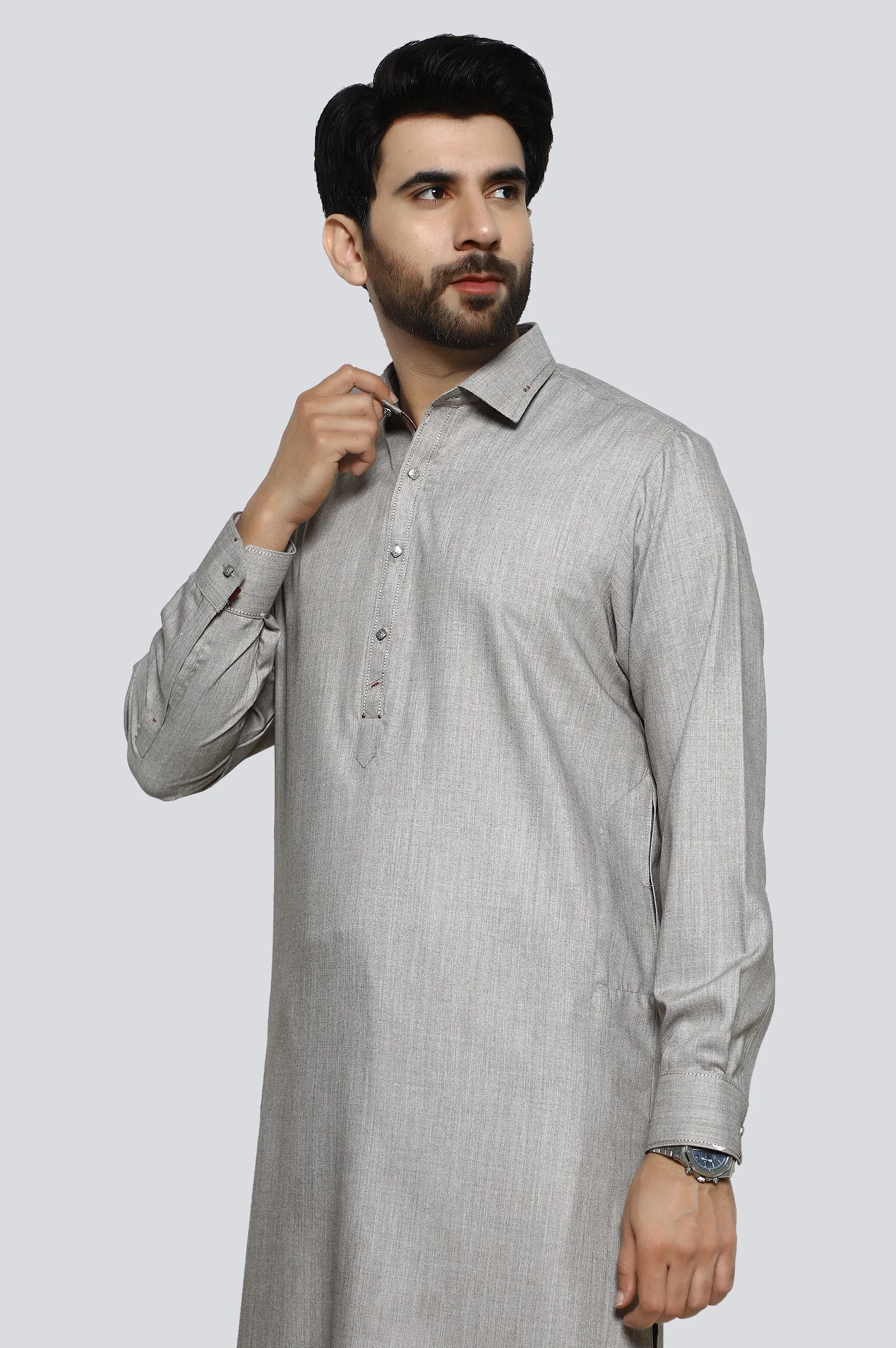 Beige Wash & Wear Shalwar Kameez