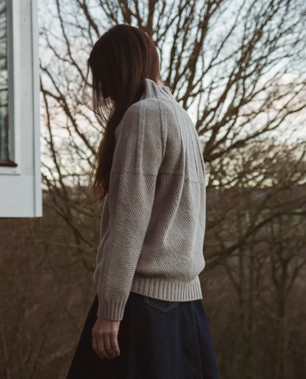 Blanche Lambswool Jumper In Drift