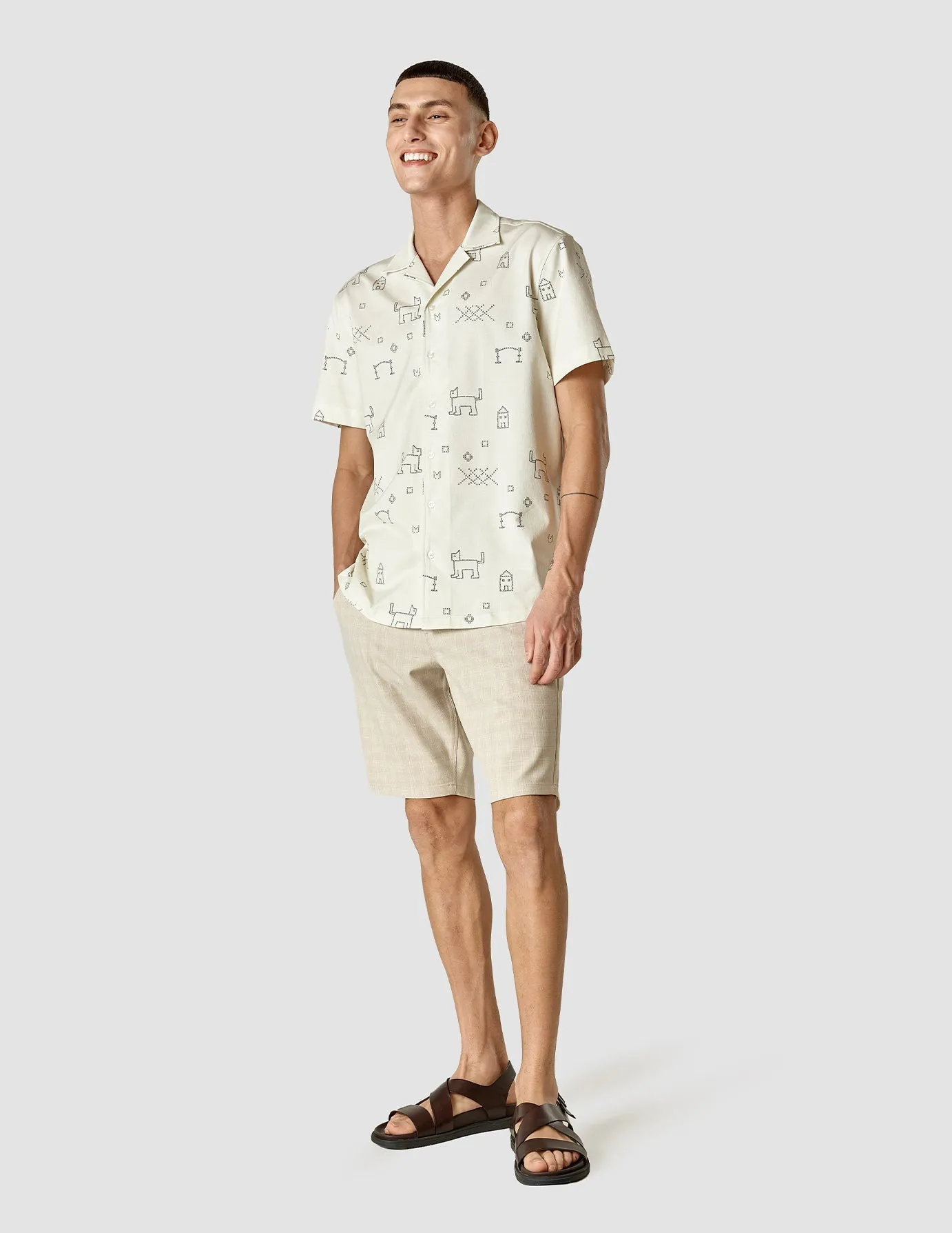 Bowling Short Sleeve Shirt Mojave