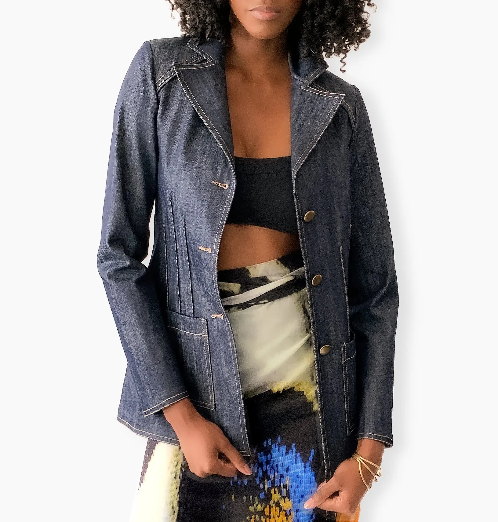 Classic Carnaby Denim Jacket for Casual Wear