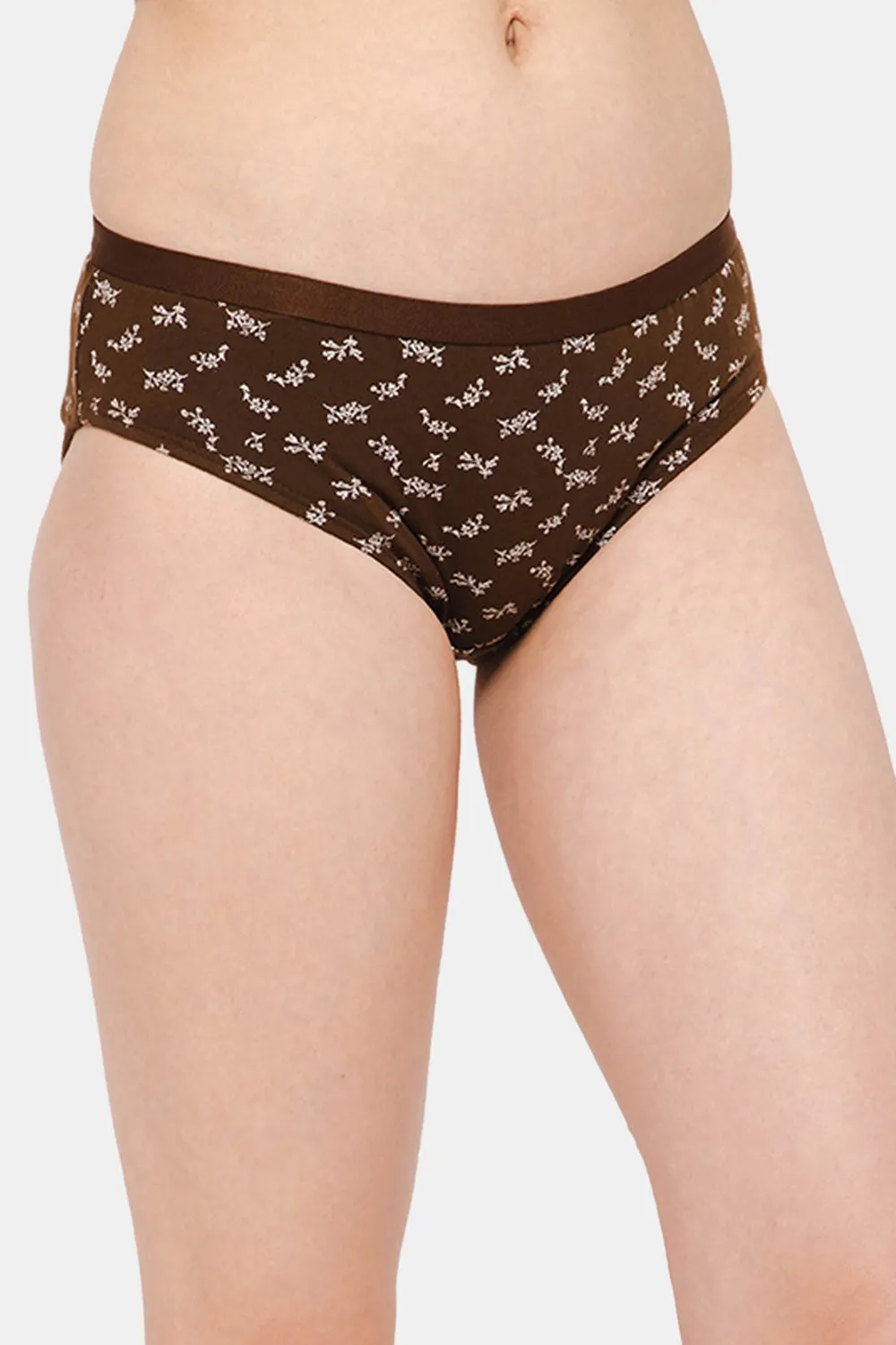 Intimacy Classic Dark Printed Panty - Outer Elastic - Pack of 3