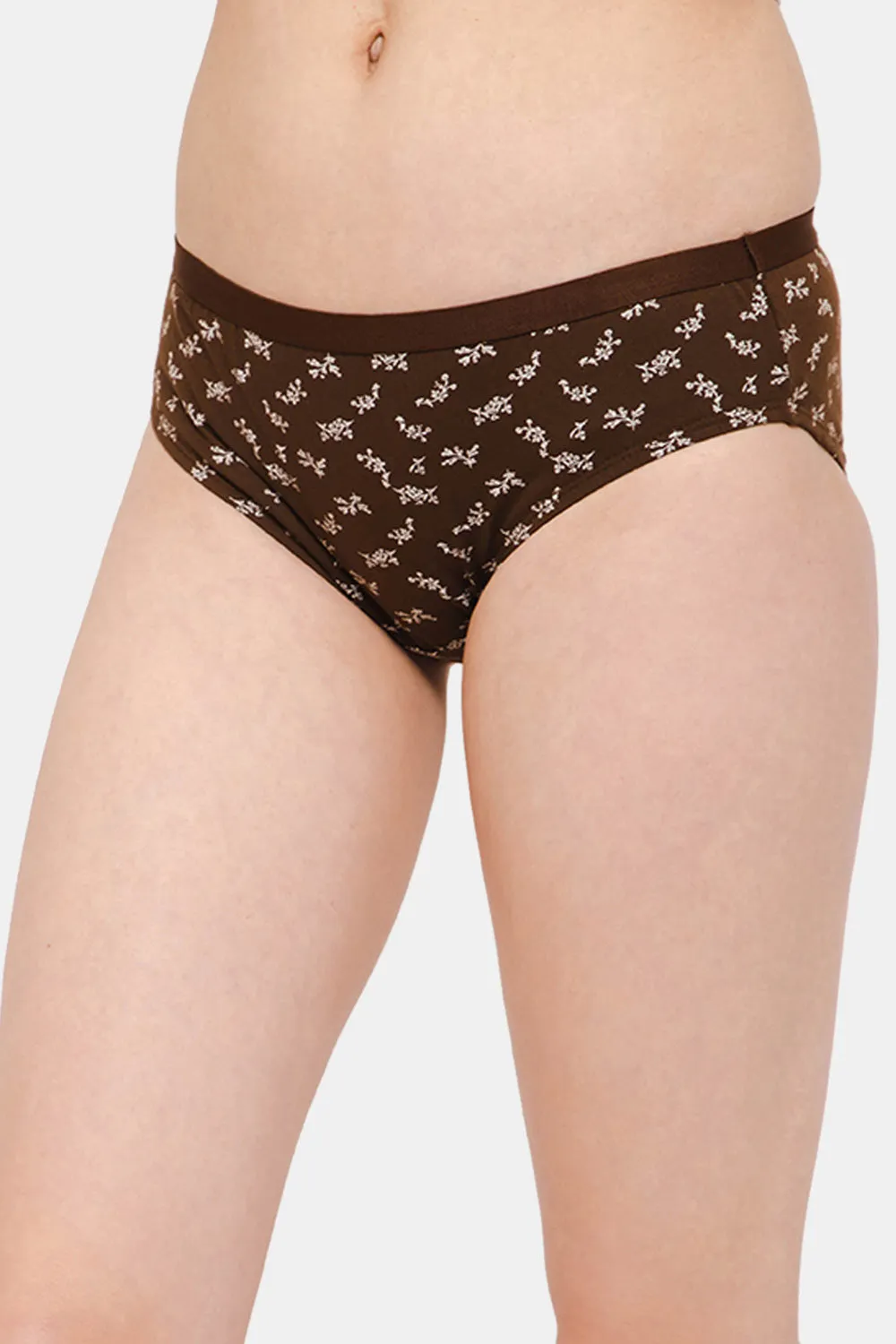 Intimacy Classic Dark Printed Panty - Outer Elastic - Pack of 3