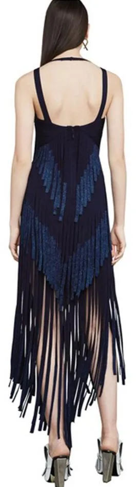 'Isabel' Fringe Bandage Dress