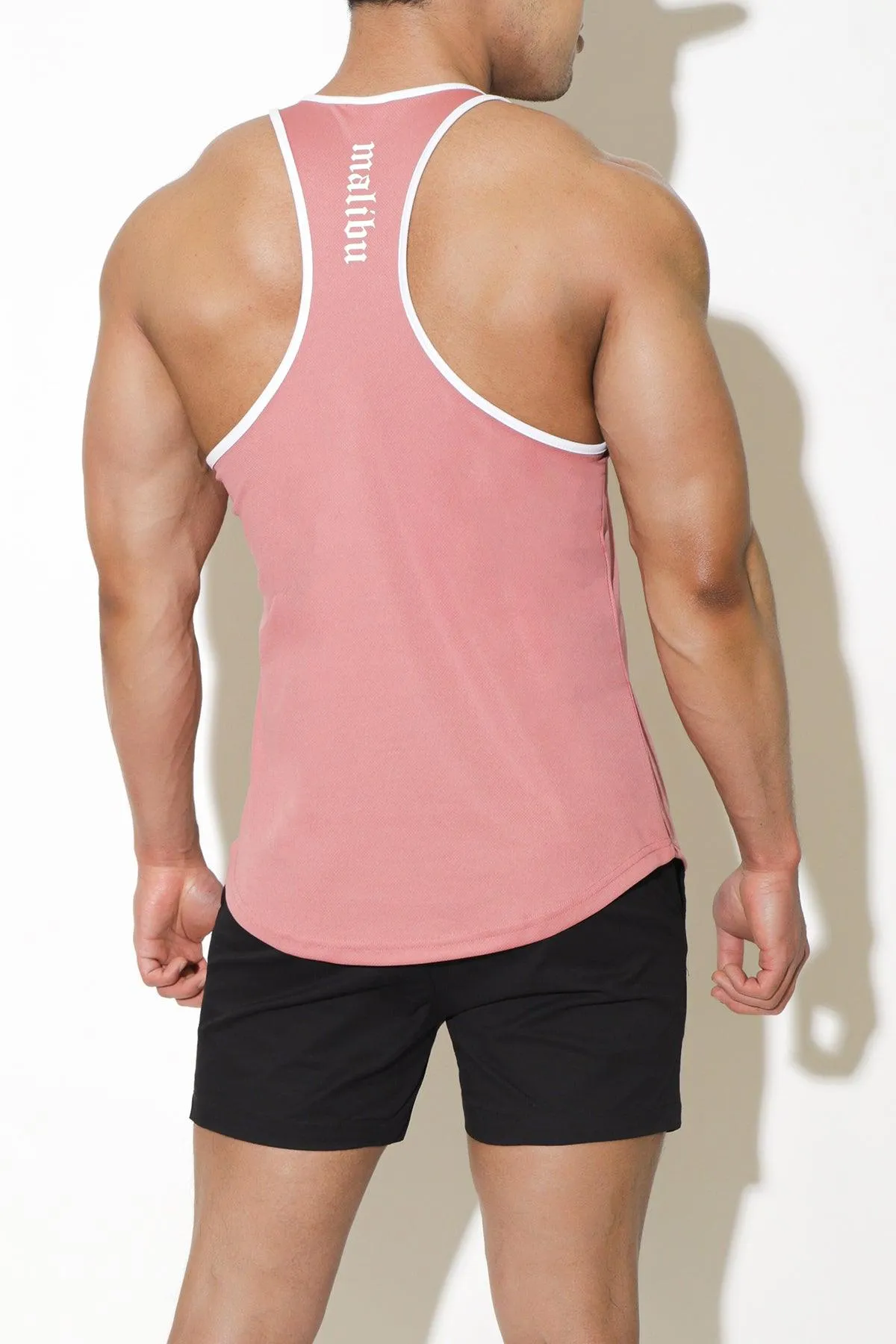 JJ Gym Tank Top - Pink w/ Skull Design