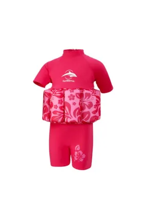 Konfidence Float Suit Pink Hibiscus