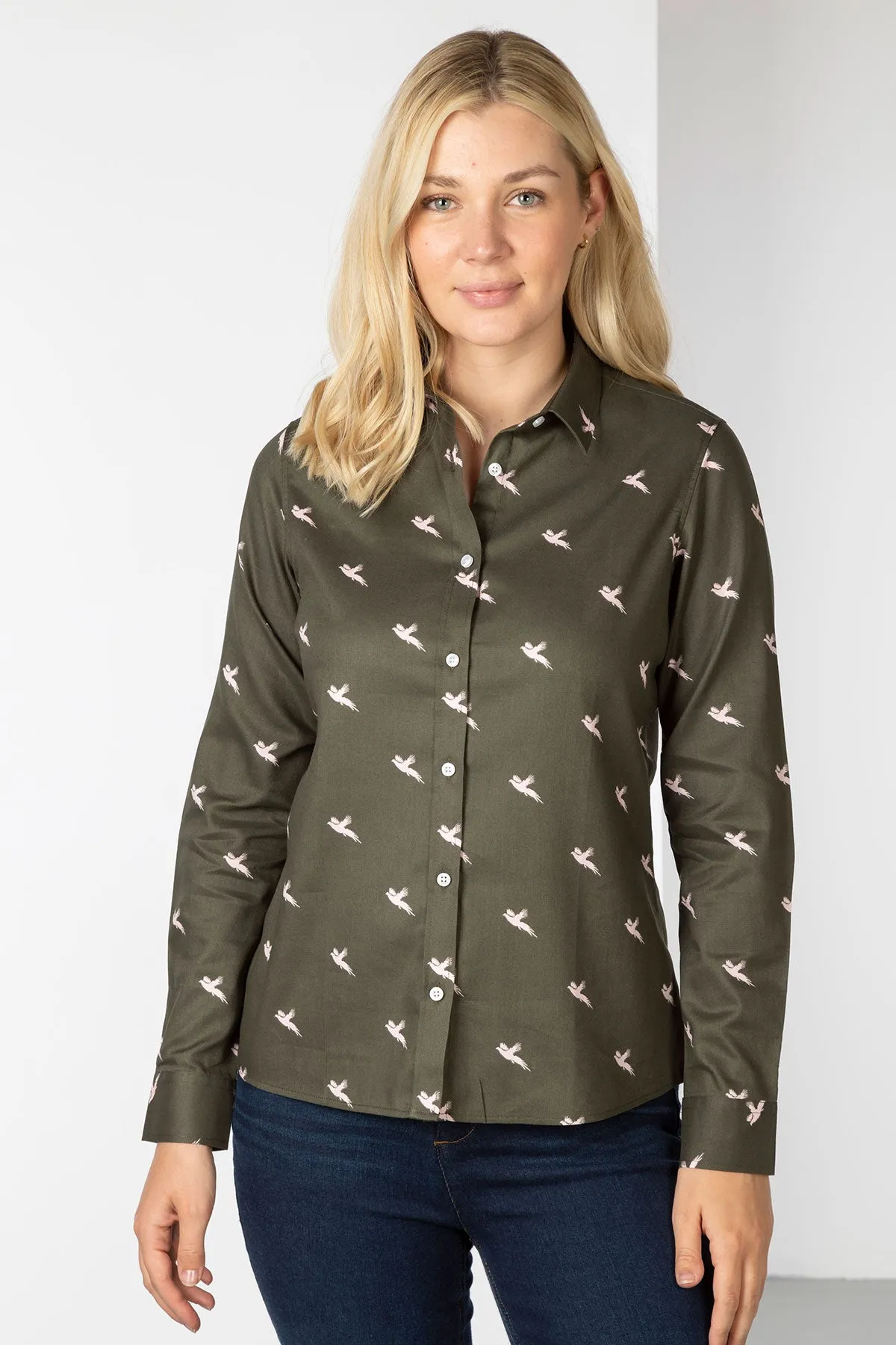 Ladies Button Down Country Shirt - Hannah