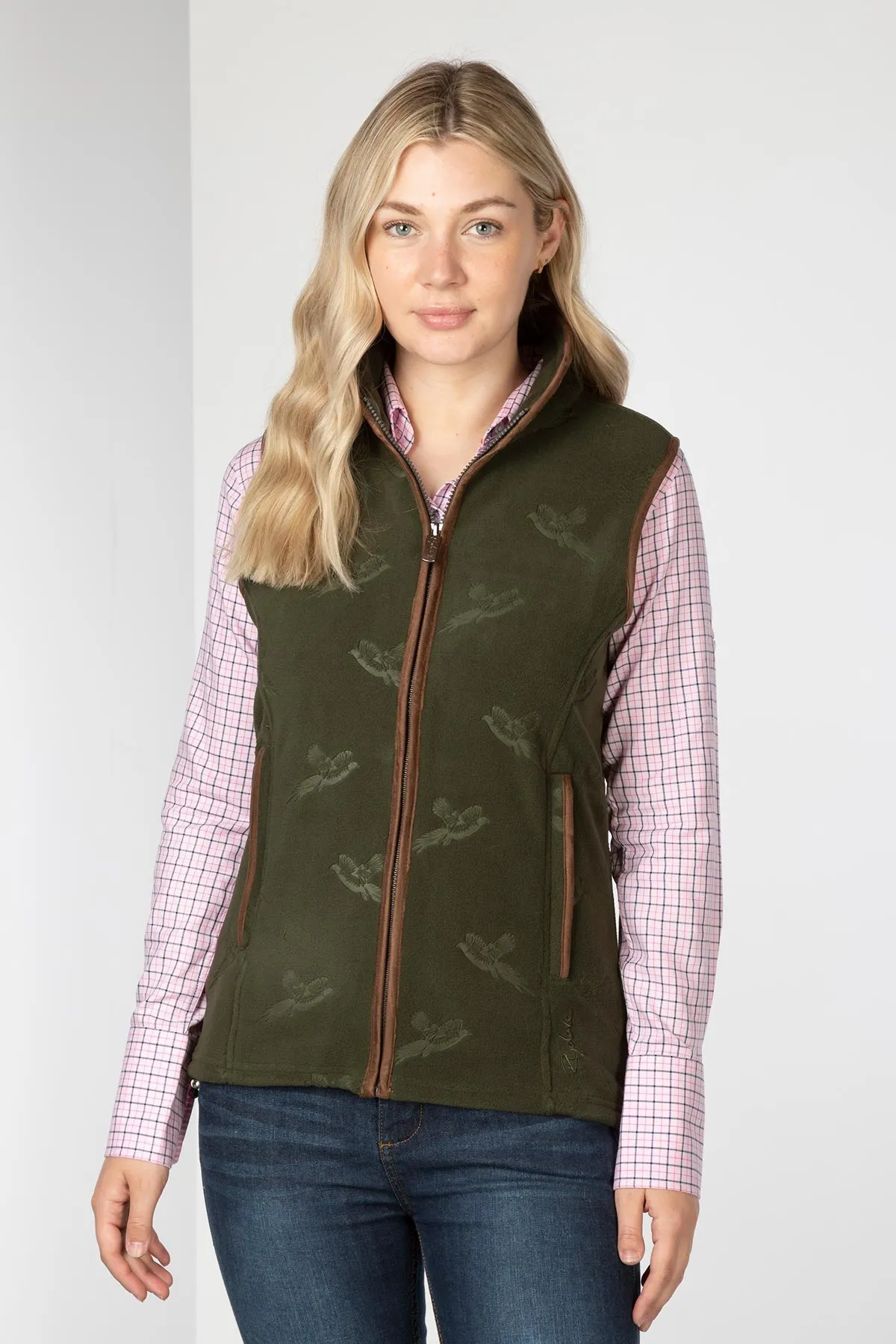 Ladies Pheasant Fleece Gilet - Haxby