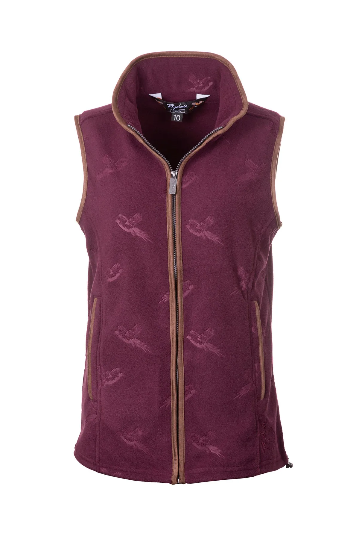 Ladies Pheasant Fleece Gilet - Haxby