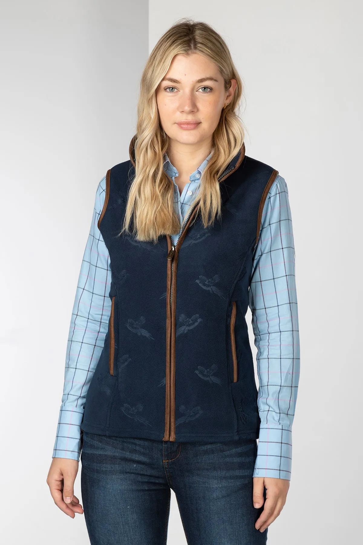 Ladies Pheasant Fleece Gilet - Haxby