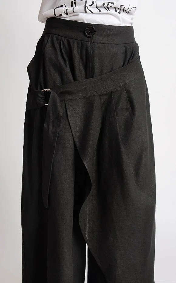 Long Loose Linen Pants