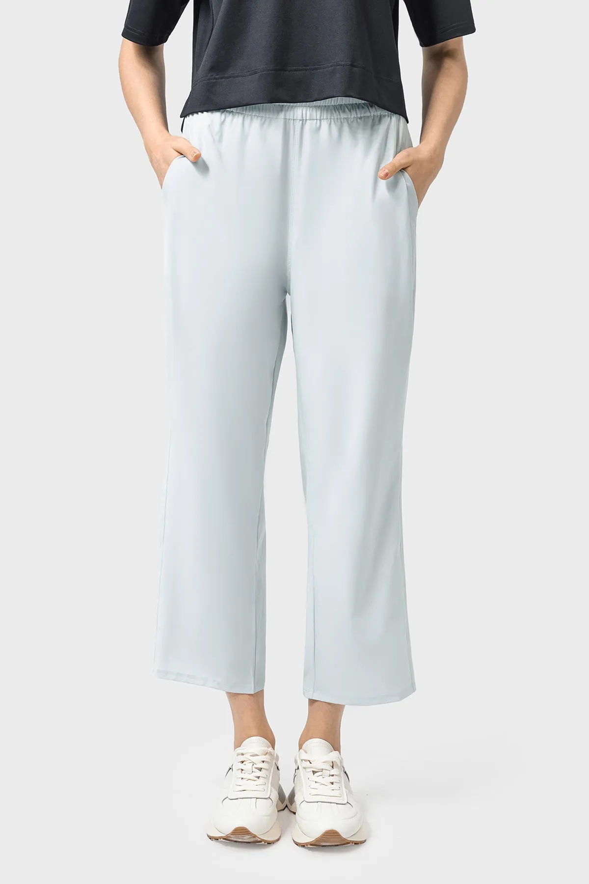 Loose Fit Quick-Dry Cropped Sports Pants