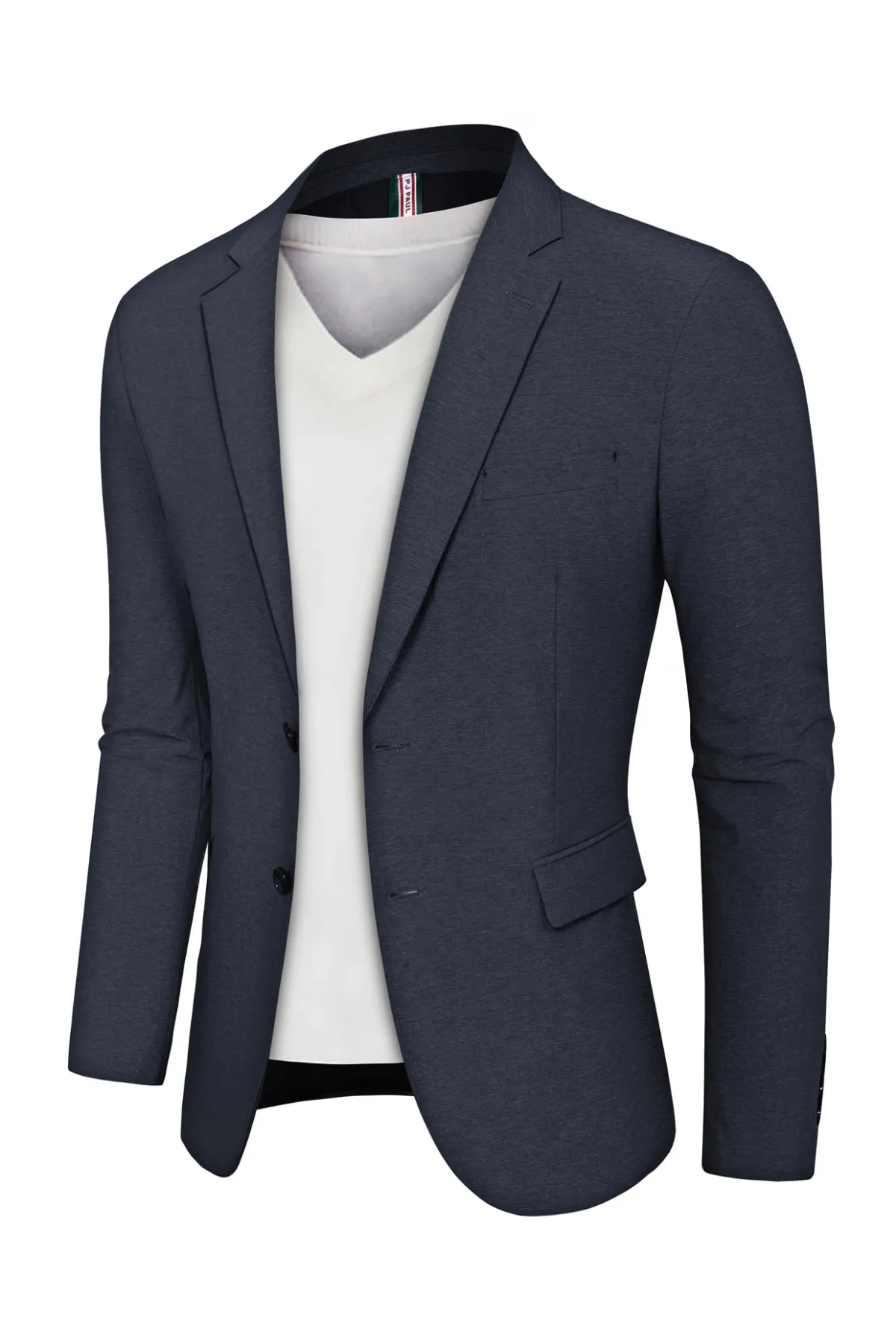 Men's Stretch Blazer Casual Suit Jackets Wrinlke Free Lightweight Sport Coats