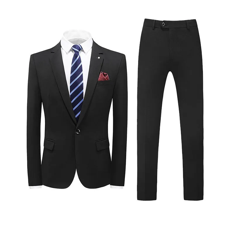 Premium Quality Men's 3 Pieces Suit Slim Fit Single Button Elegant Dress  | SJT218