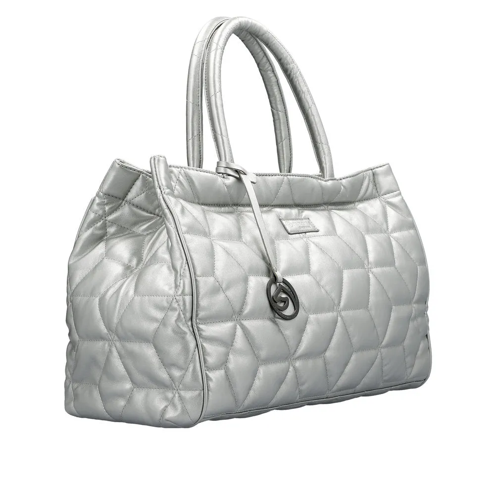 Remonte Handbag Silver/Platinum Weekend Statement Bag Q0757-91