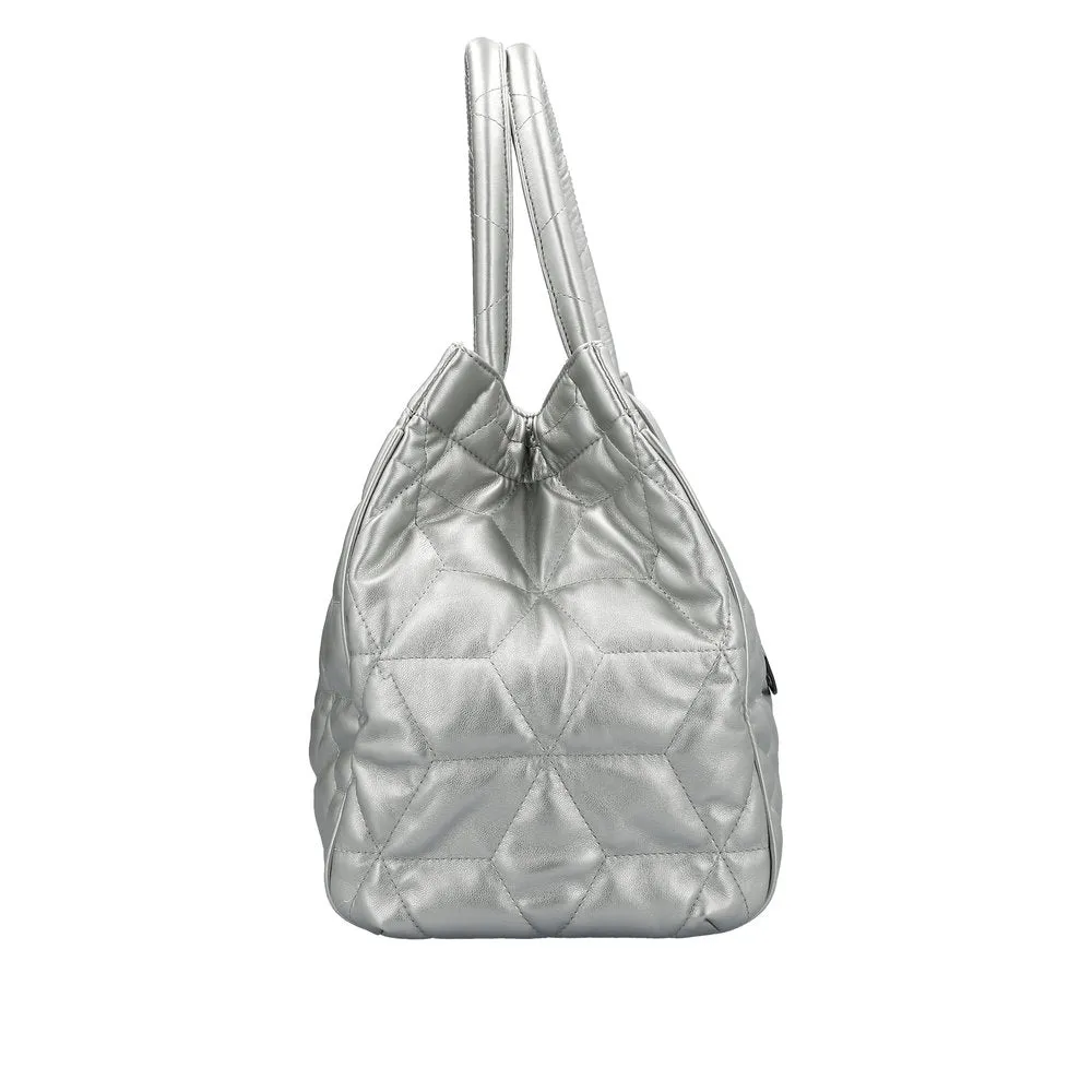 Remonte Handbag Silver/Platinum Weekend Statement Bag Q0757-91