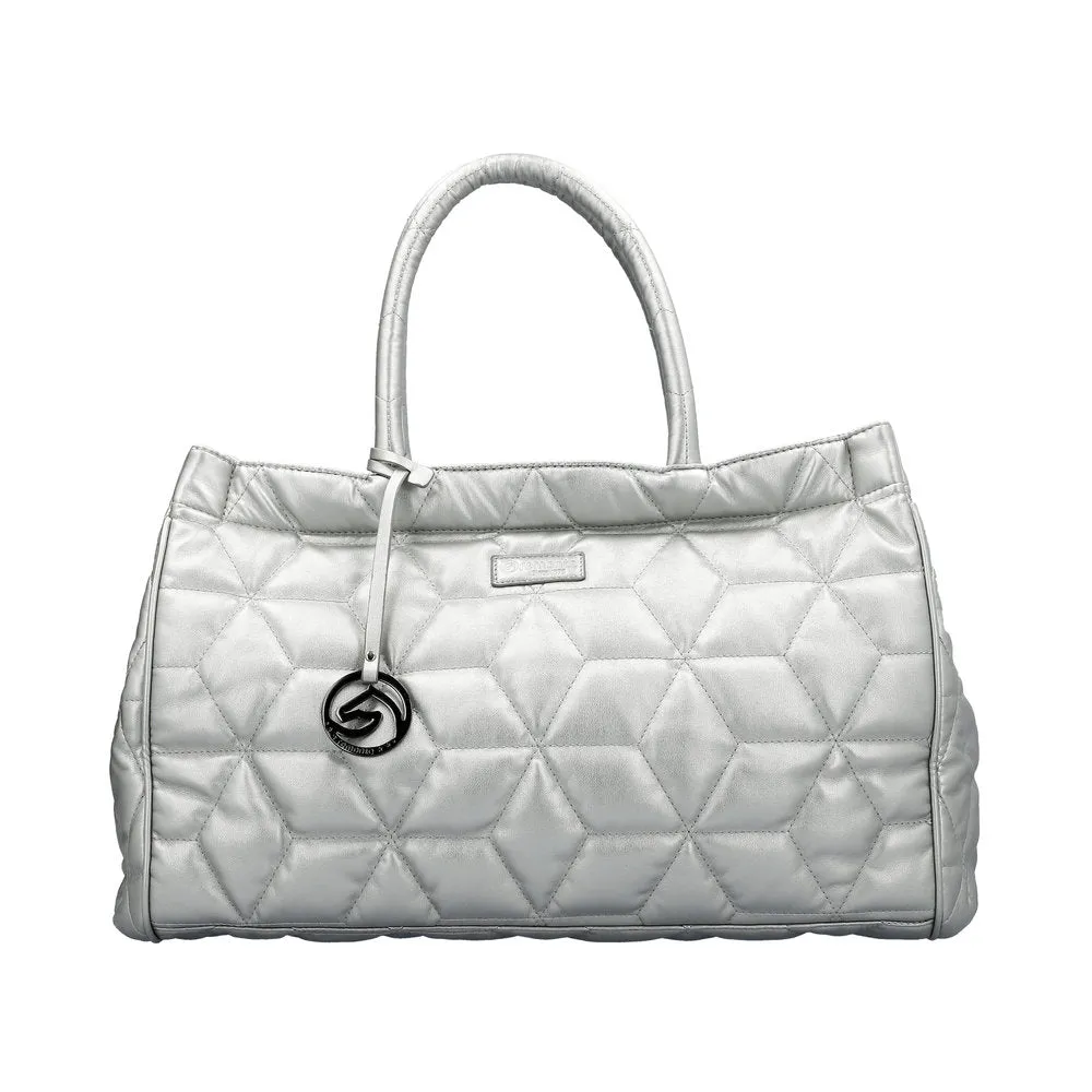 Remonte Handbag Silver/Platinum Weekend Statement Bag Q0757-91