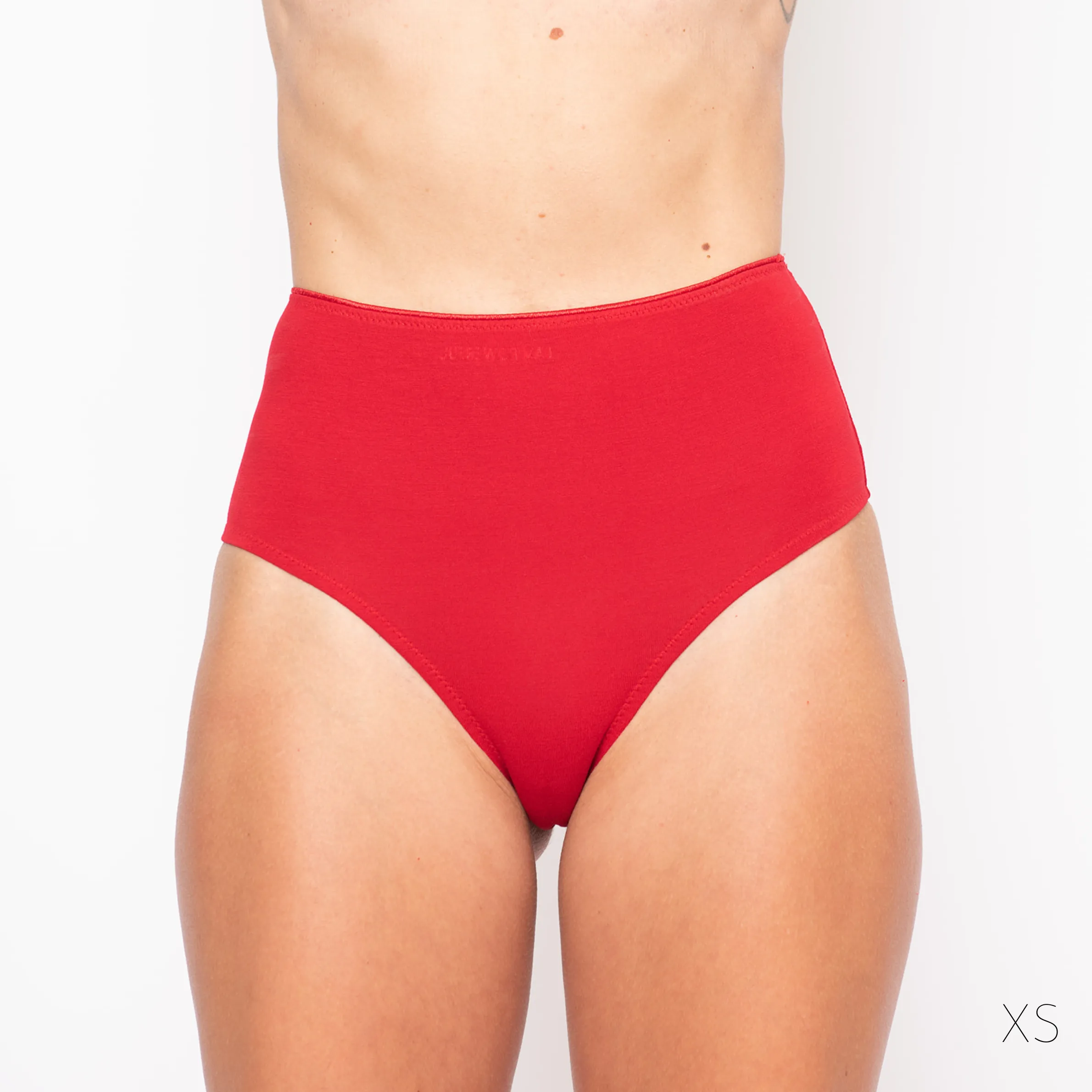 Ruby Red High Waisted String