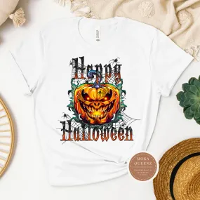 Spooky Halloween Pumpkin T Shirt