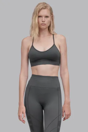 V_COMPRESS SEAMLESS SPORTS BRA - Dark Gray